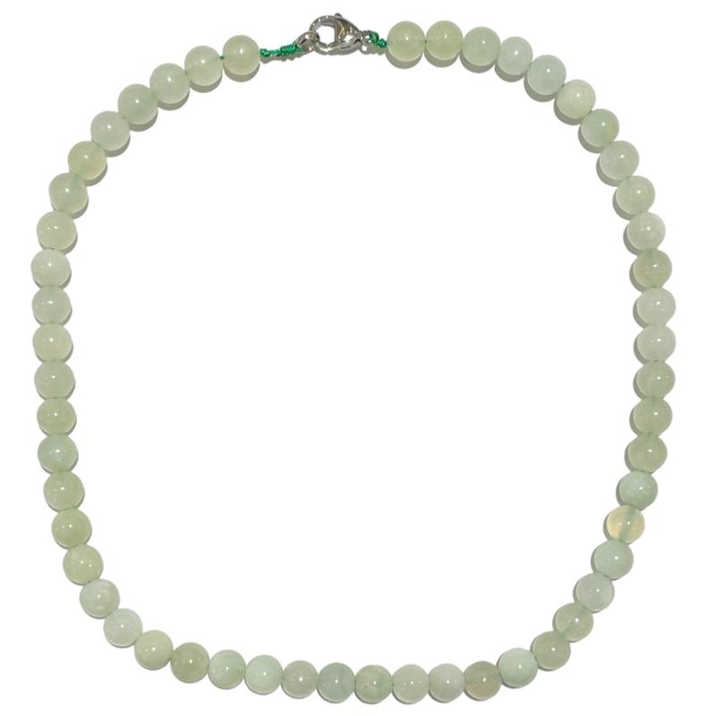 Collier Jade vert de Chine A - 45cm