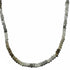 Collier pierre de lune multicolore AA argent 925 - 45-50mm