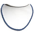 Collier saphir bleu facetté Madagascar AA - 46cm