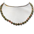 Collier unakite Afrique du Sud A (boules 8mm) - 45cm