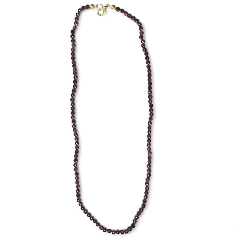 India A garnet necklace (baroque pearls) - 45cm