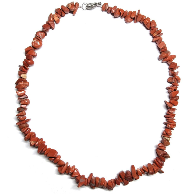 South Africa red jasper necklace A (baroque pearls) - 45cm