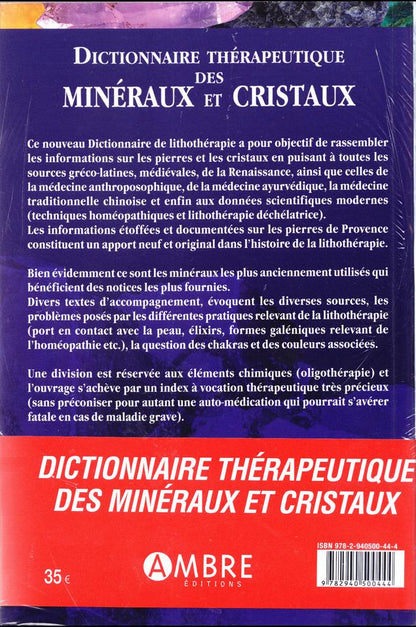 Dictionnaire thérapeutique des minéraux et des cristaux