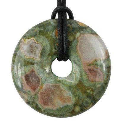 Donut ou PI Chinois rhyolite verte (4cm)