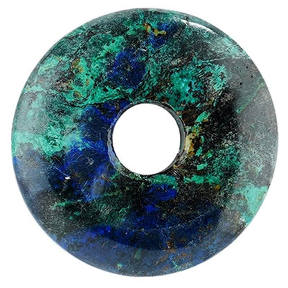 Donut ou PI Chinois azurite malachite Congo AA (38-42mm)