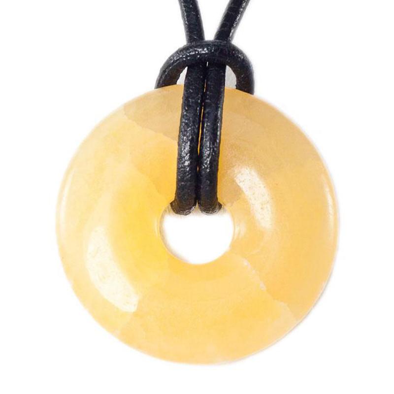 Donut ou PI Chinois calcite orange (4cm)