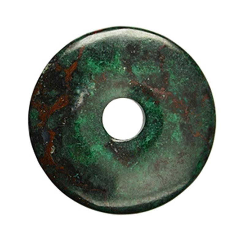 Donut ou PI Chinois Chrysocolle/Cuprite (3,5cm)