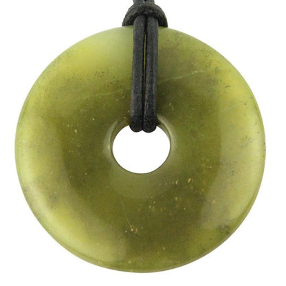 Donut ou PI Chinois jade vert de Birmanie A (4cm)