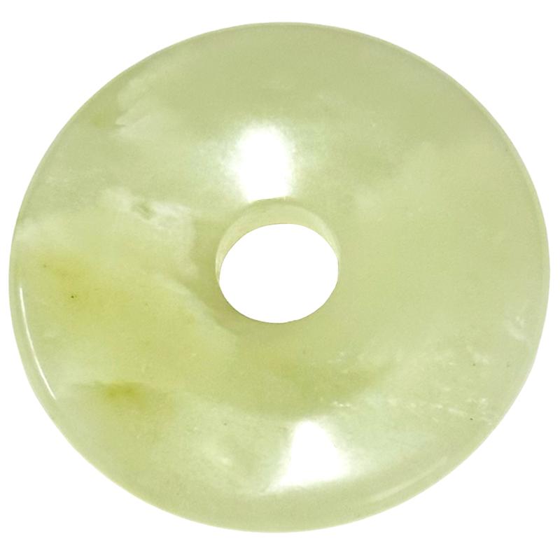 Donut ou PI Chinois jade vert de Chine (5cm)