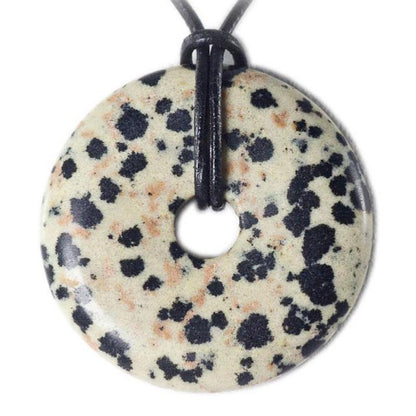 Donut ou PI Chinois jaspe dalmatien (4cm)