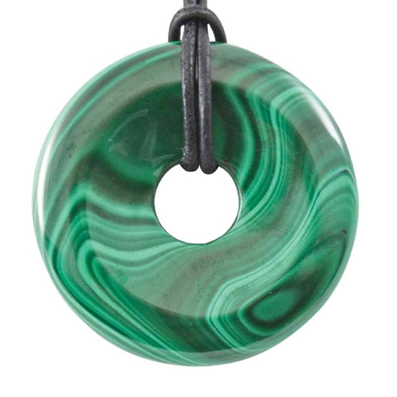 Donut ou PI Chinois malachite (20-22mm)