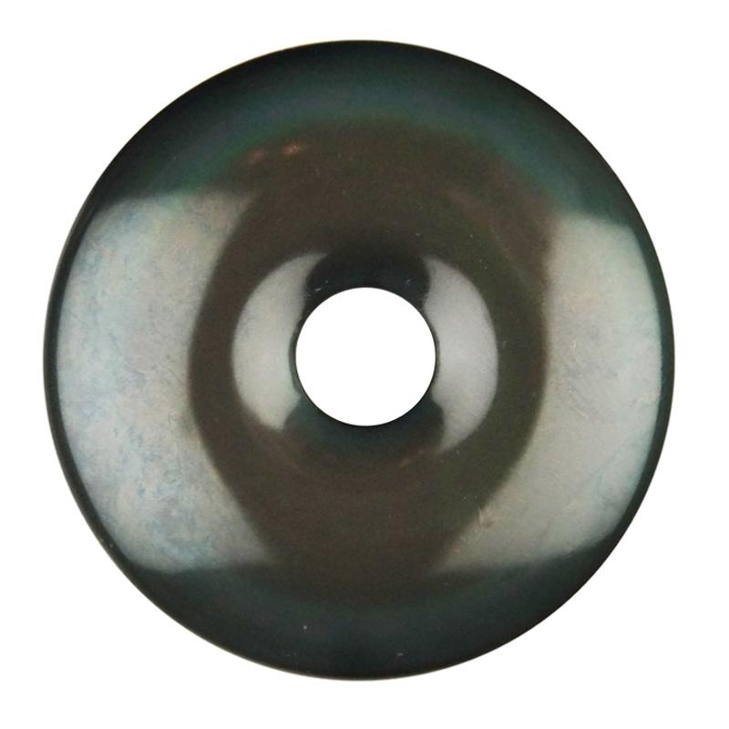 Donut ou PI Chinois obsidienne oeil céleste (4cm)