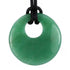 Donut rond 30mm aventurine verte Brésil A