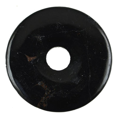 Donut ou PI Chinois tourmaline noire (4cm)