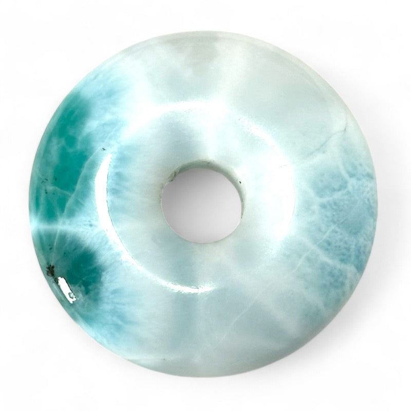 Donut or PI Chinese Larimar AAA - 33-37mm