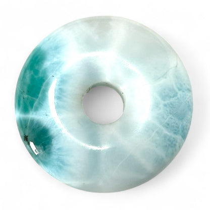 Donut or PI Chinese Larimar AAA - 33-37mm