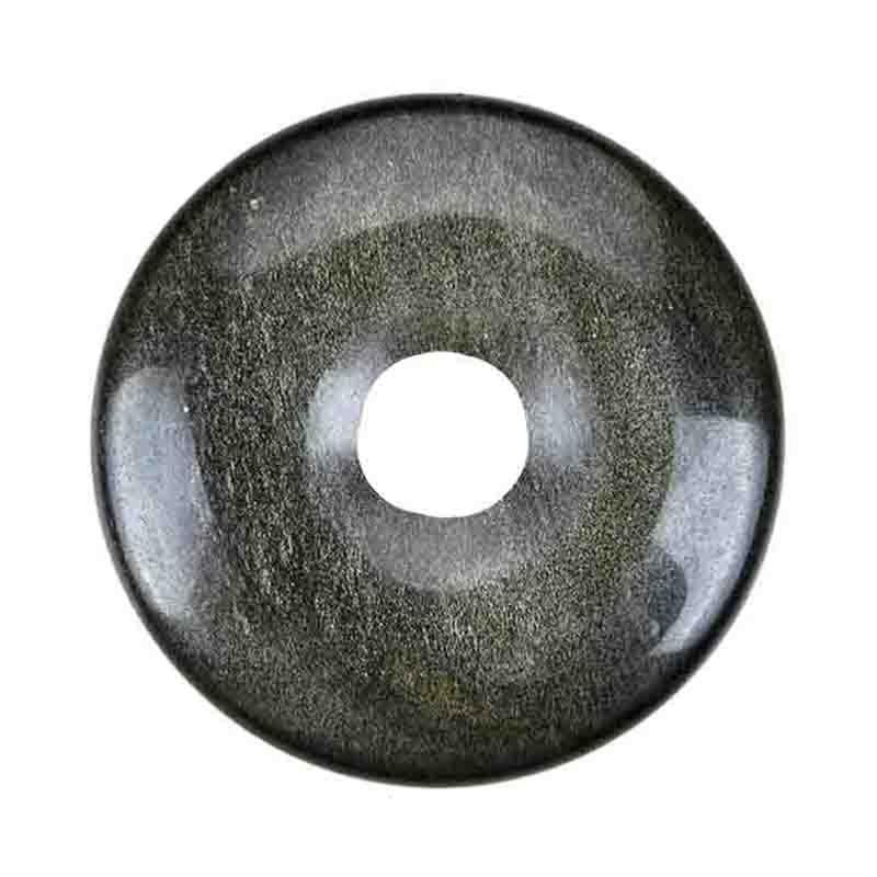 Donut ou PI Chinois obsidienne dorée (4cm)