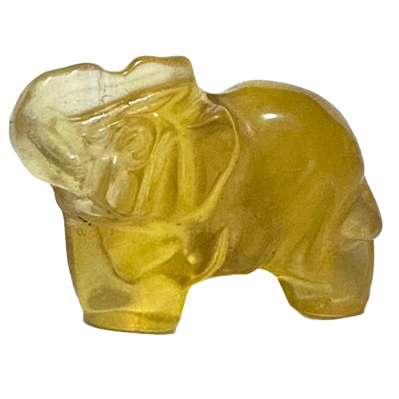 Eléphant Fluorine jaune Chine AA+ 40mm