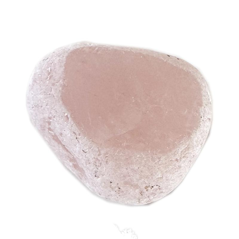 Quartz rose Brésil Emma Egg polie sur une face