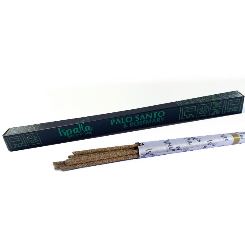 Encens naturels Palo Santo + Romarin (vendu en boite de 10)