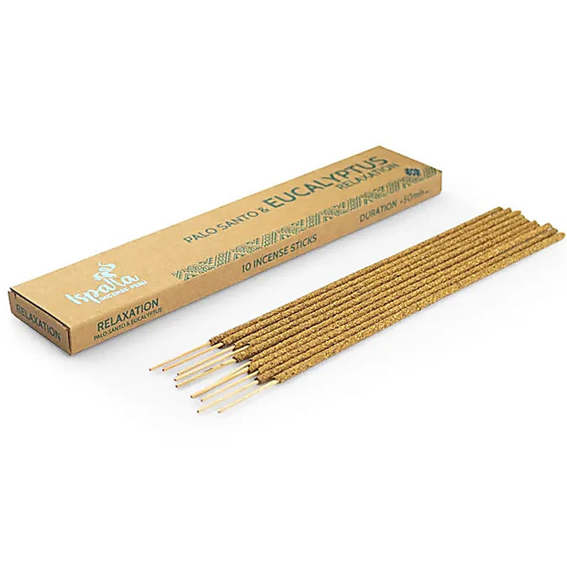 Palo Santo + Eucalyptus natural incense (sold in boxes of 10)