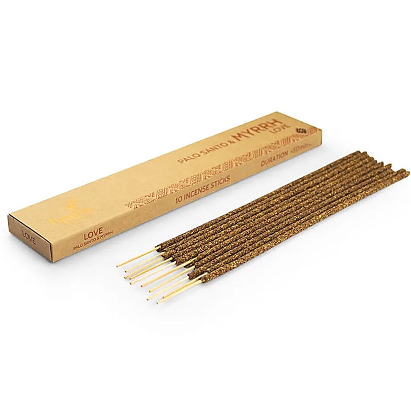 Palo Santo + Myrrh natural incense (sold in boxes of 10)