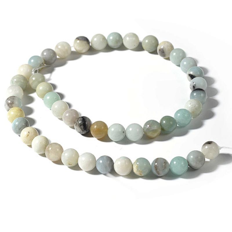 Fil amazonite multicolore Brésil GRADE A