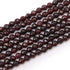 Fil grenat rouge almandin Pakistan AA perles facettées 3-4mm