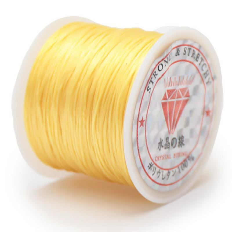 Fil élastique jaune 0,5mm - 50m