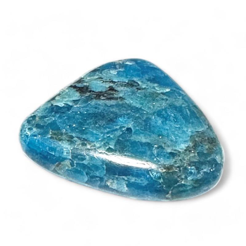 Galet apatite bleue Madagascar A+