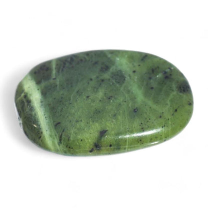 Galet jade vert du Canada (jade néphrite) A