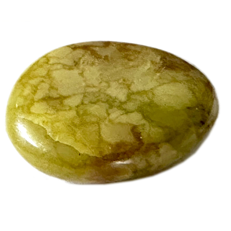 Green opal pebble Madagascar A