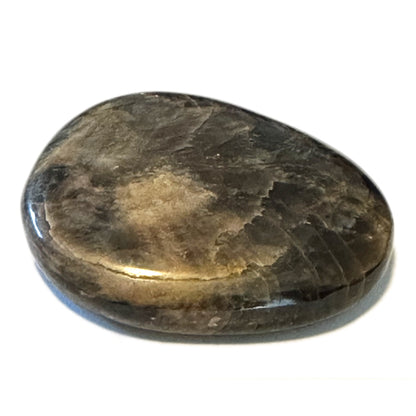 Black moonstone pebble Madagascar A