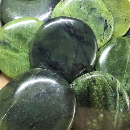 Nephrite jade pebble Canada A