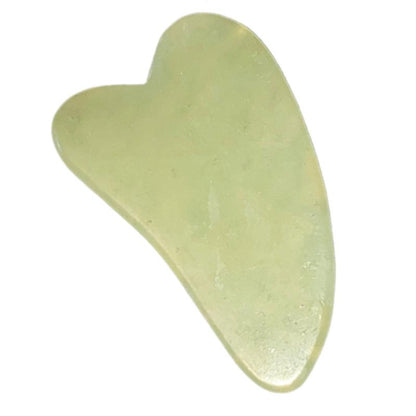 Gua Sha jade vert de Chine A 70mm