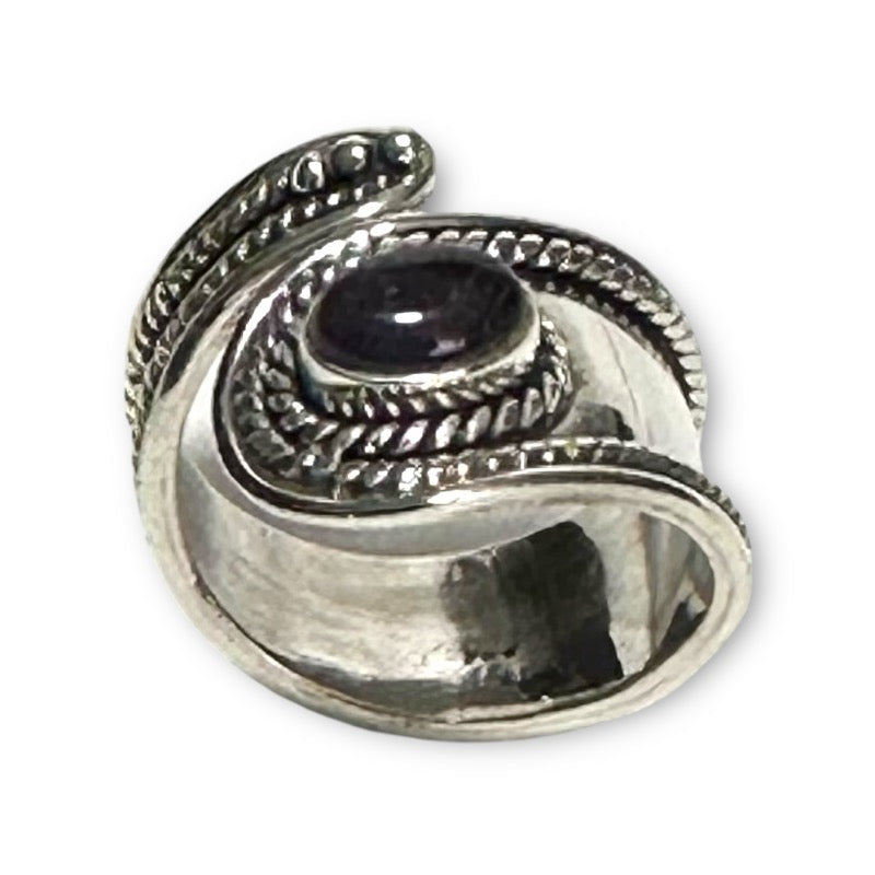 Bague améthyste argent 925