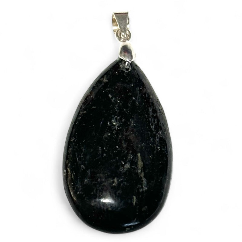 Astrophyllite pendant Norway With rolled stone 925 silver loop