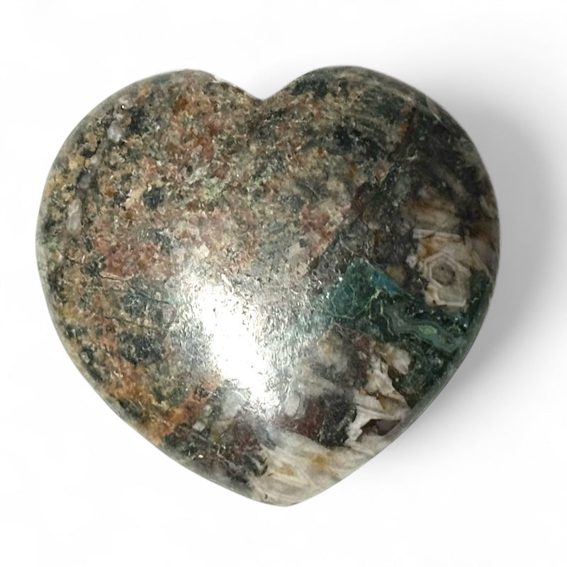 Chrysocolla Heart 40mm