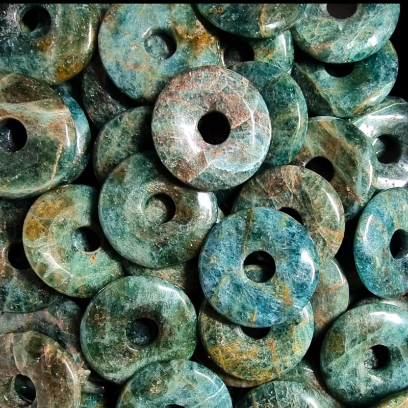 Donut or Chinese PI blue apatite Madagascar A