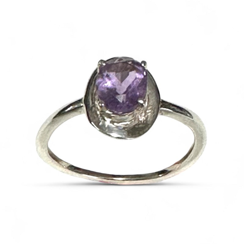 925 silver amethyst ring