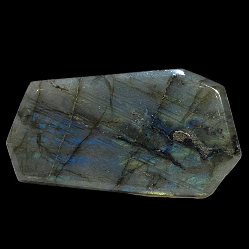 Labradorite taillée et polie sur toutes faces - 287g