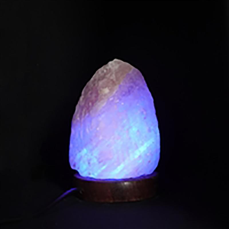 Lampe de sel Himalaya naturel &quot;Rocher&quot;  LED 11cm (570g)