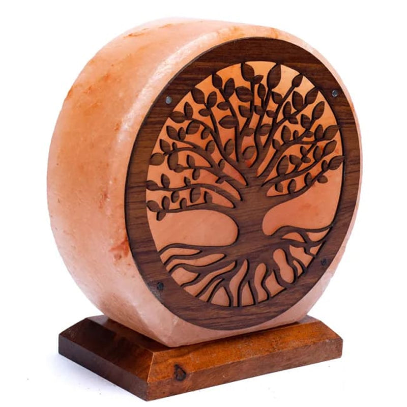 Natural Himalayan salt lamp &quot;Sphere&quot; LED 9cm (700g)