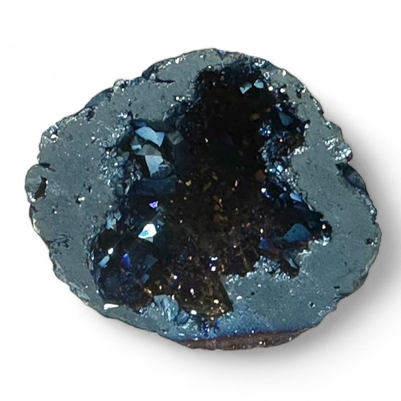 Mini Geode Vaporized Quartz Ocean Blue Morocco A