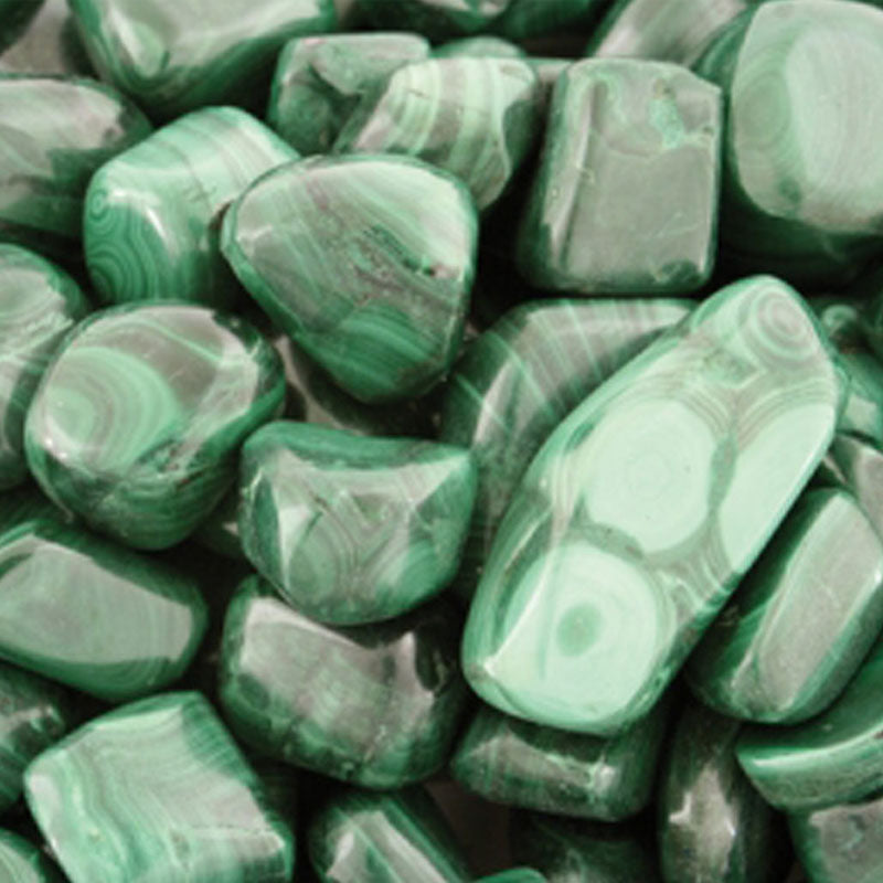 Malachite Congo A+ (rolled stone)