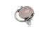 Bague quartz rose argent 925