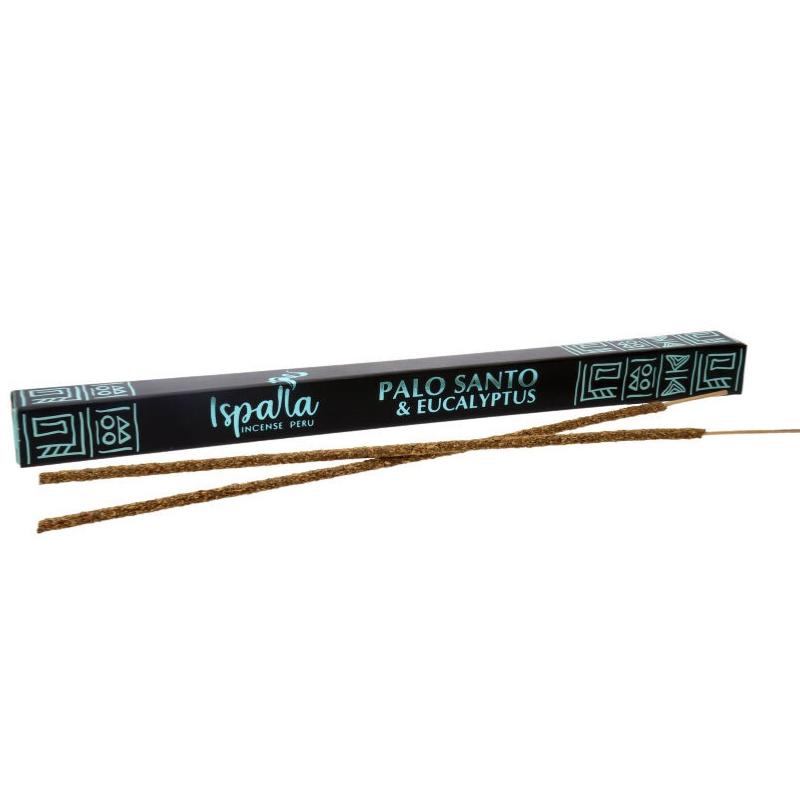 Encens naturels Palo Santo + Eucalyptus (vendu en boite de 10)