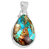 Pendentif turquoise Royston Nevada AA argent 925