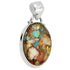 Pendentif turquoise Royston Nevada AA argent 925