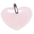 Pendentif coeur quartz rose Brésil AA (25mm)